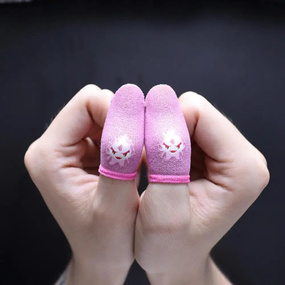 1Pair Gaming Finger Sleeve Breathable Fingertips For PUBG Mobile Games