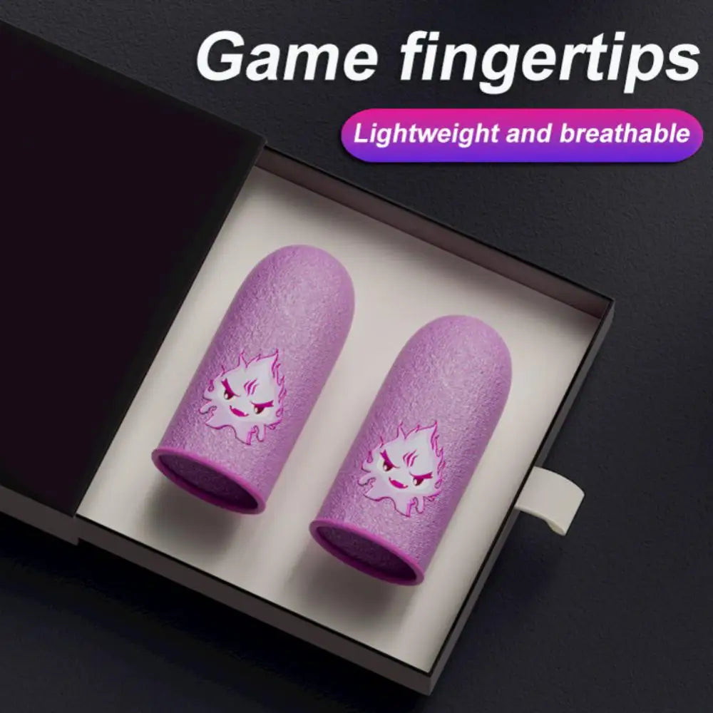 1Pair Gaming Finger Sleeve Breathable Fingertips For PUBG Mobile Games