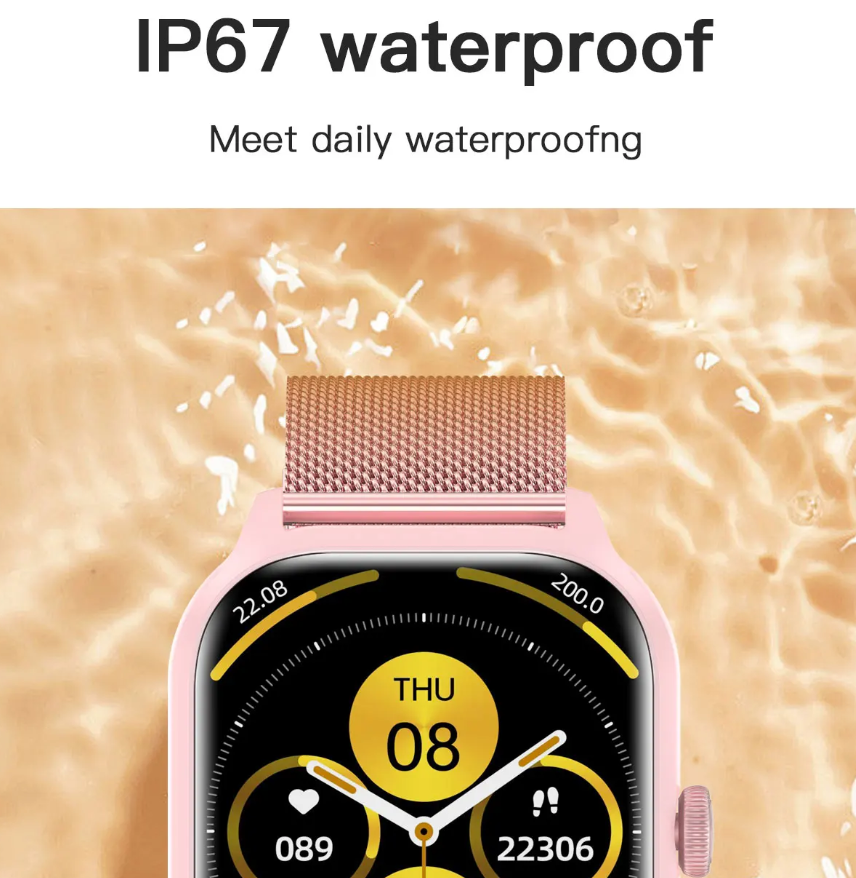 Smartwatch wtih Call Option and Fitness Tracker
