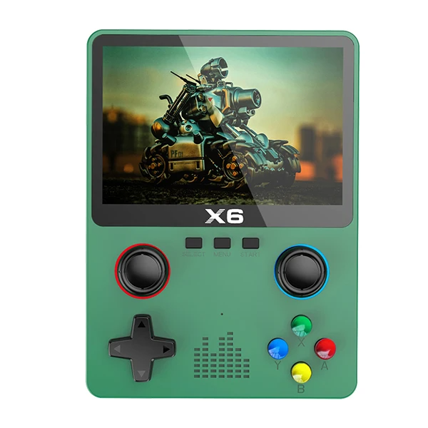 Retro Gaming Console X6 3.5Inch IPS Screen Handheld Game Player