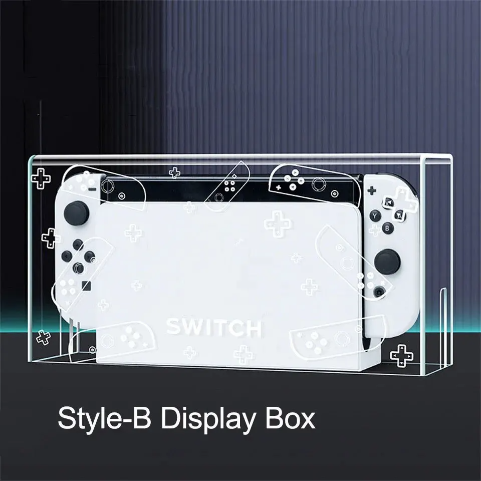 RGB Base Clear Dust Cover for Nintendo Switch Oled Case