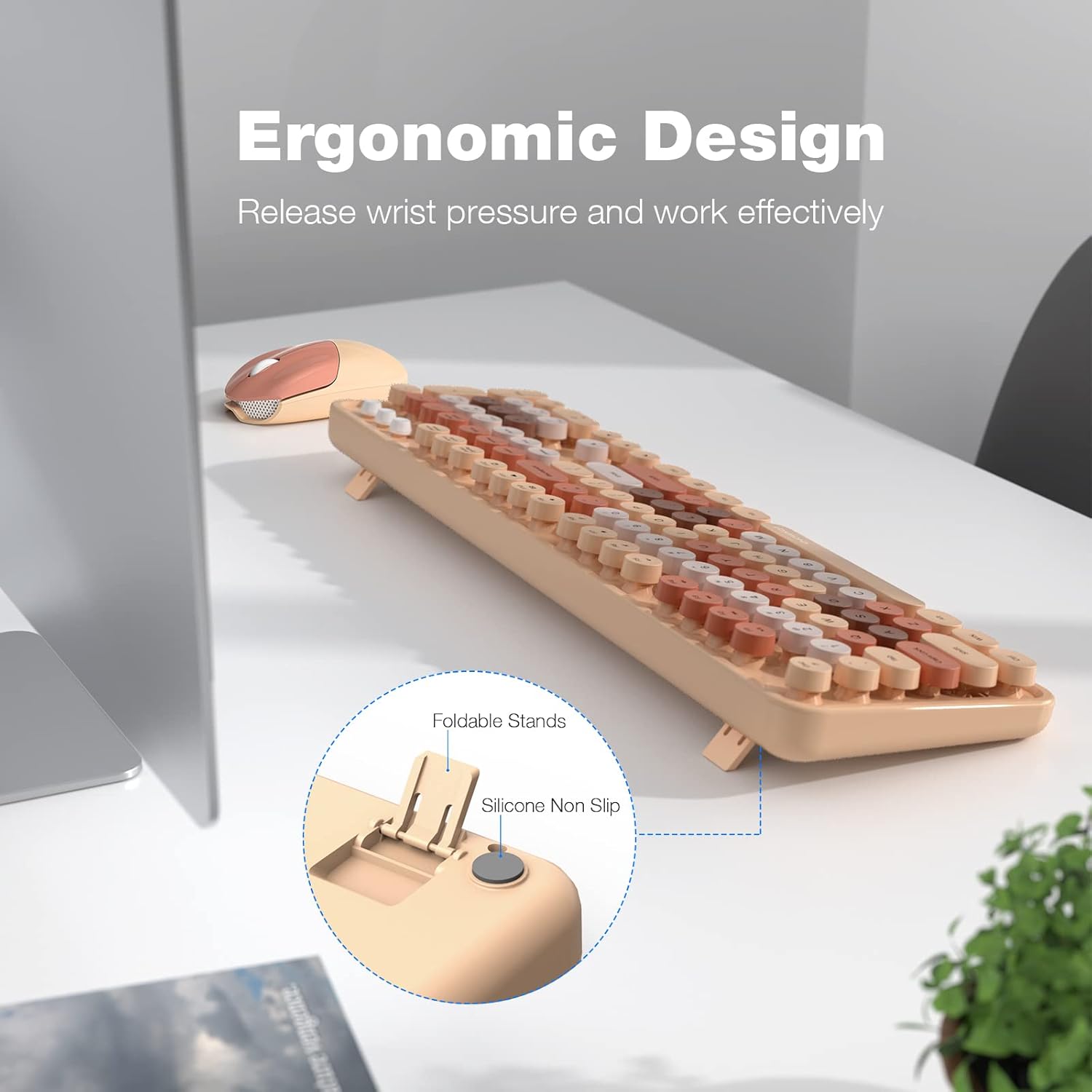 Wireless Keyboard and Mouse Set