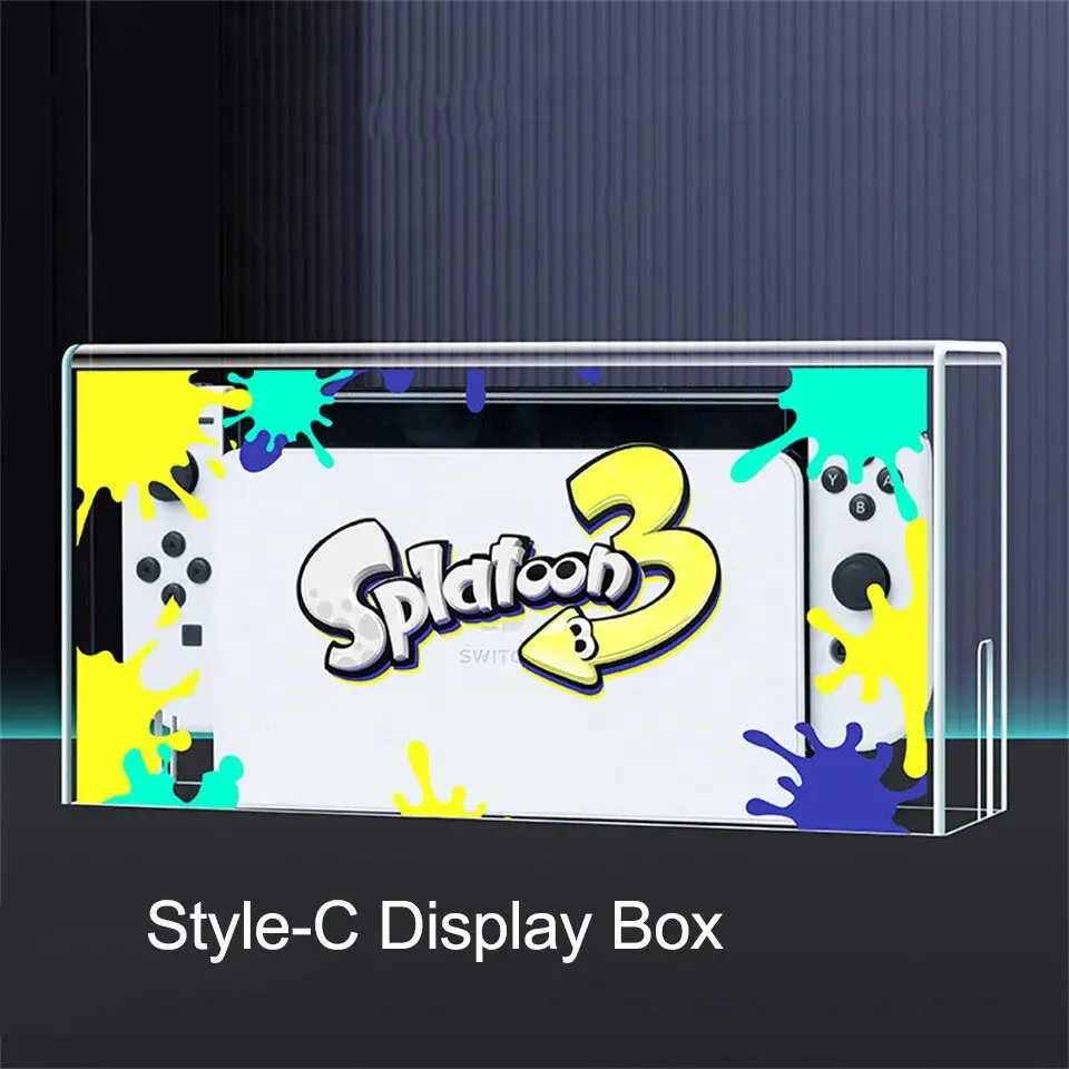 RGB Base Clear Dust Cover for Nintendo Switch Oled Case