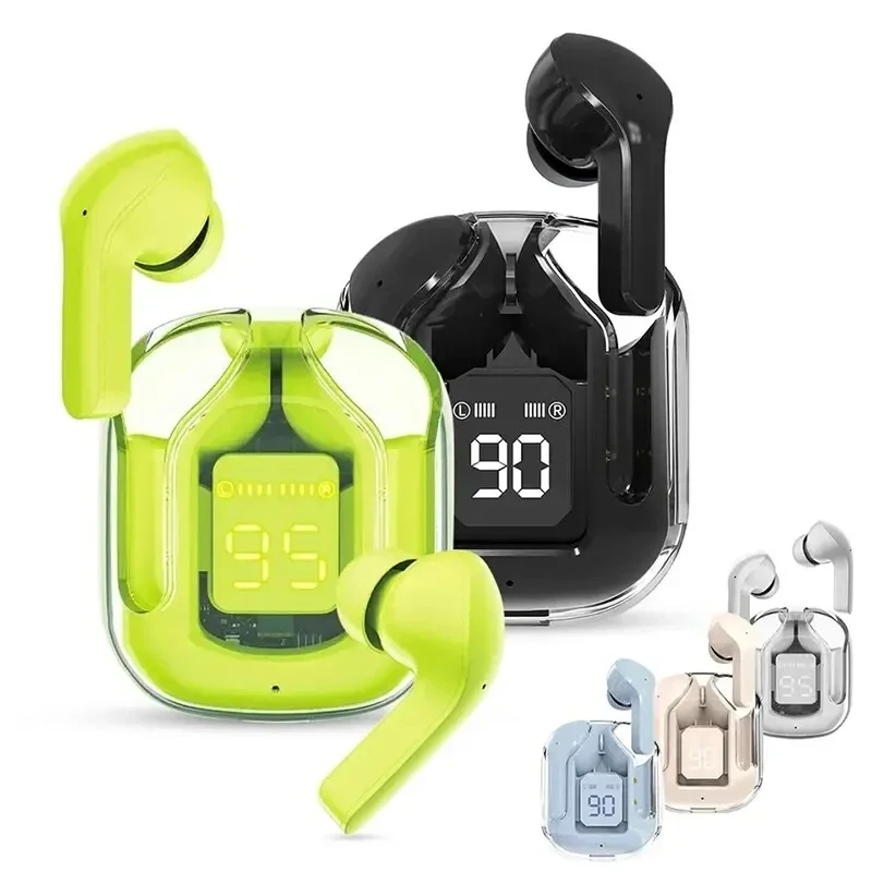 Original T2 Wireless Bluetooth Earphone Transparent HIFI Headphones