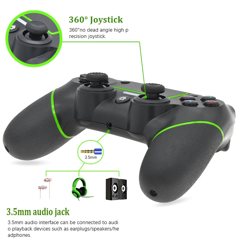 6-Axis PS4 Controller Double vibration Gamepad