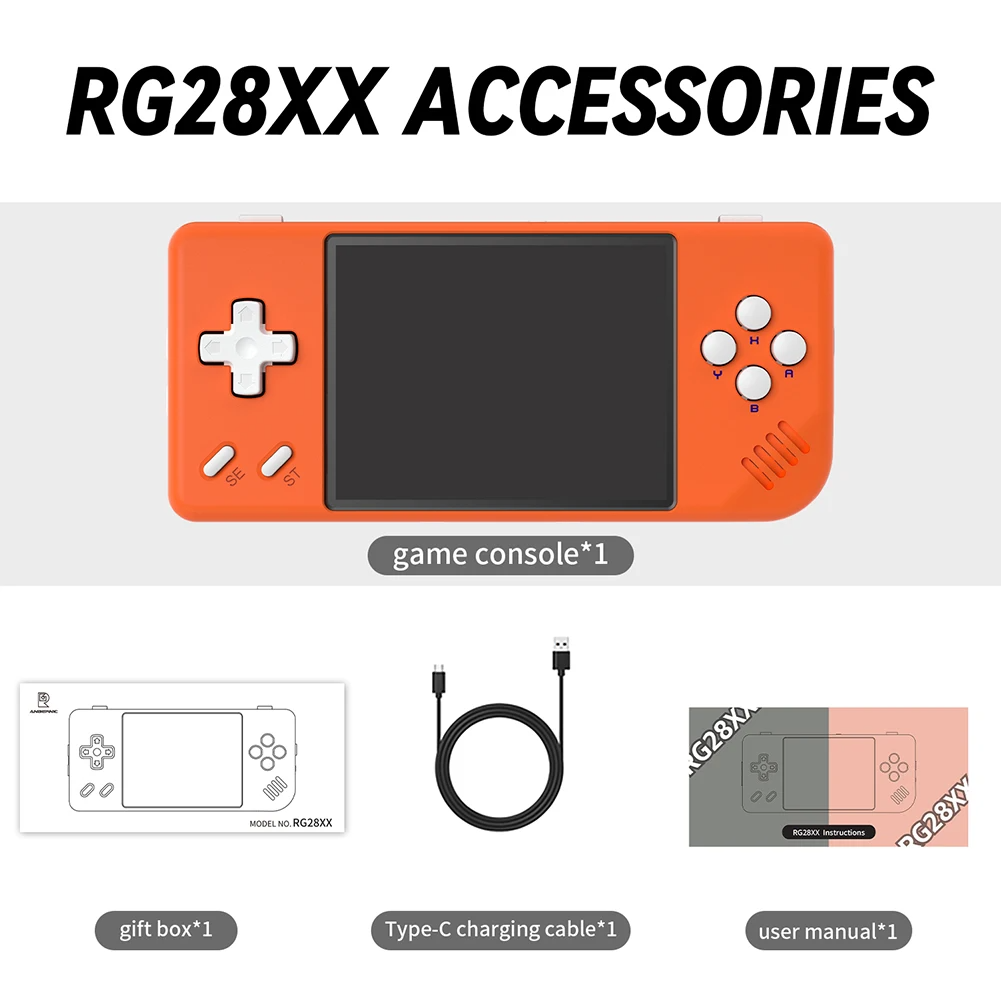 RG28XX Retro Handheld Game Console 128G 10153 Games
