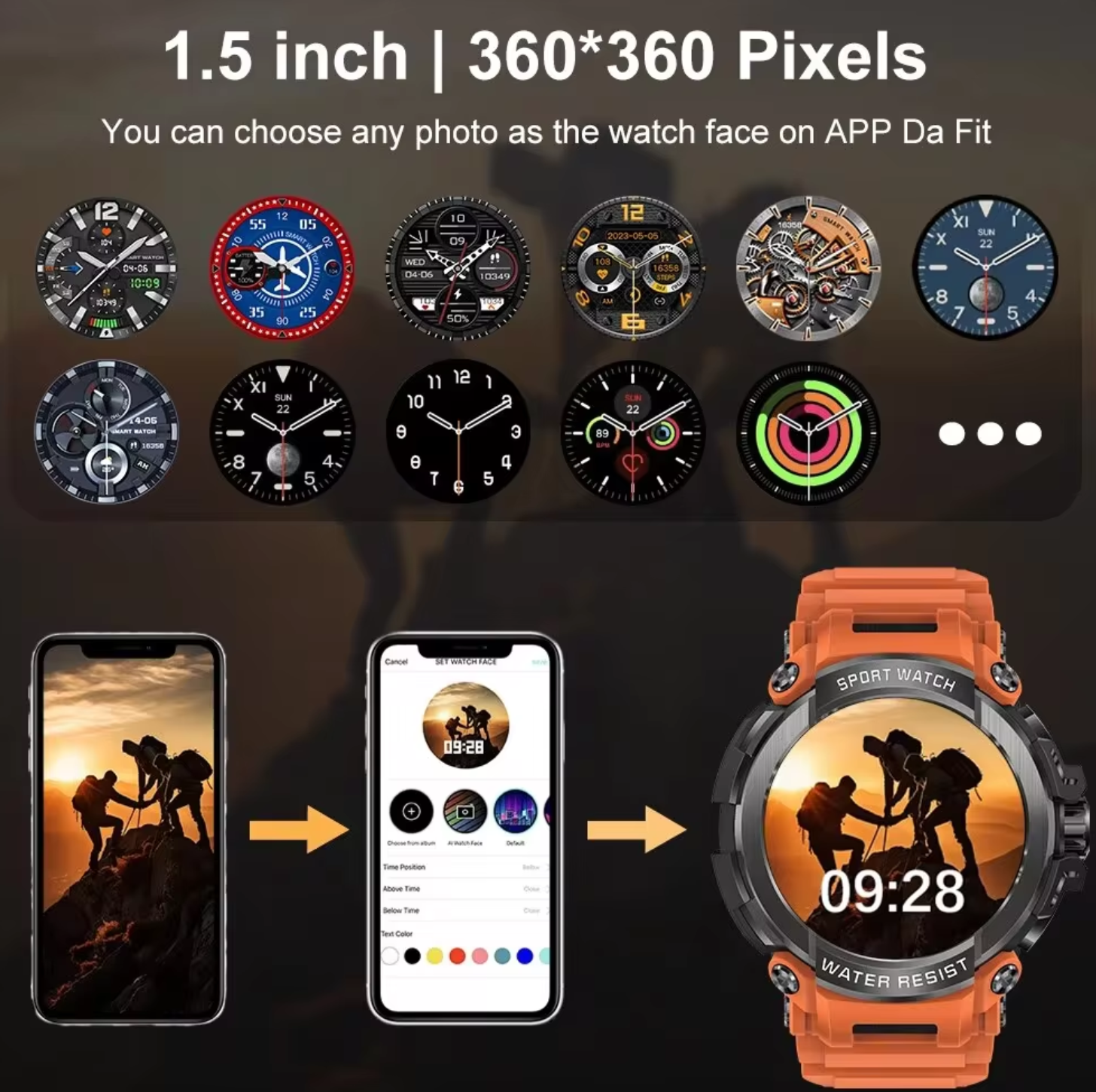 GPS Smart Watch for Android and IOS