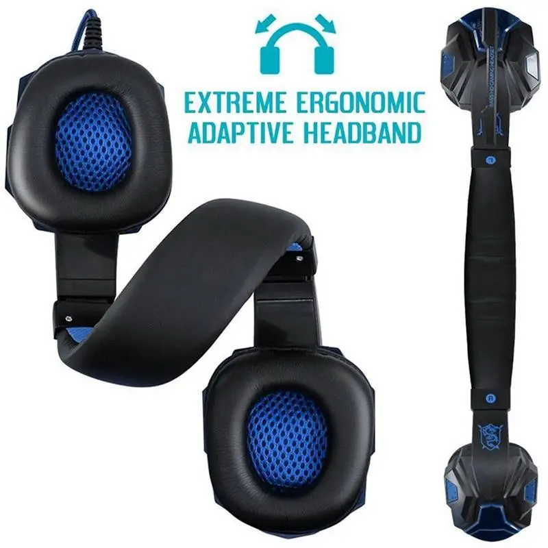Gaming Headset EastVita PC780 with lighting microphone and bass earphones for PC / PS4 / Xbox