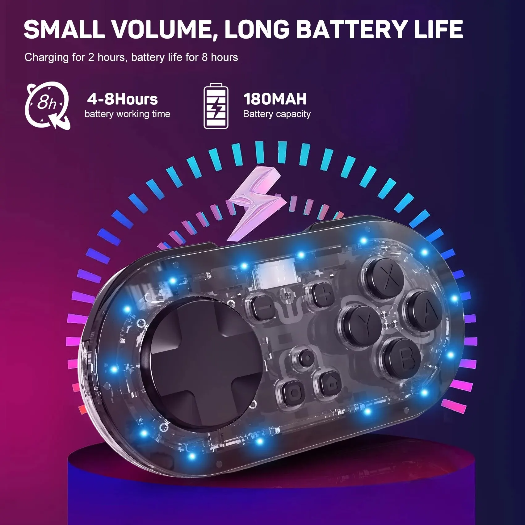 LinYuvo Mini Wireless Controller for Switch Lite OLED