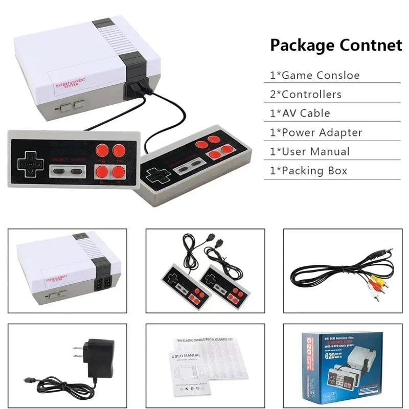 Retro Classic Video Game Console TV Handheld Family