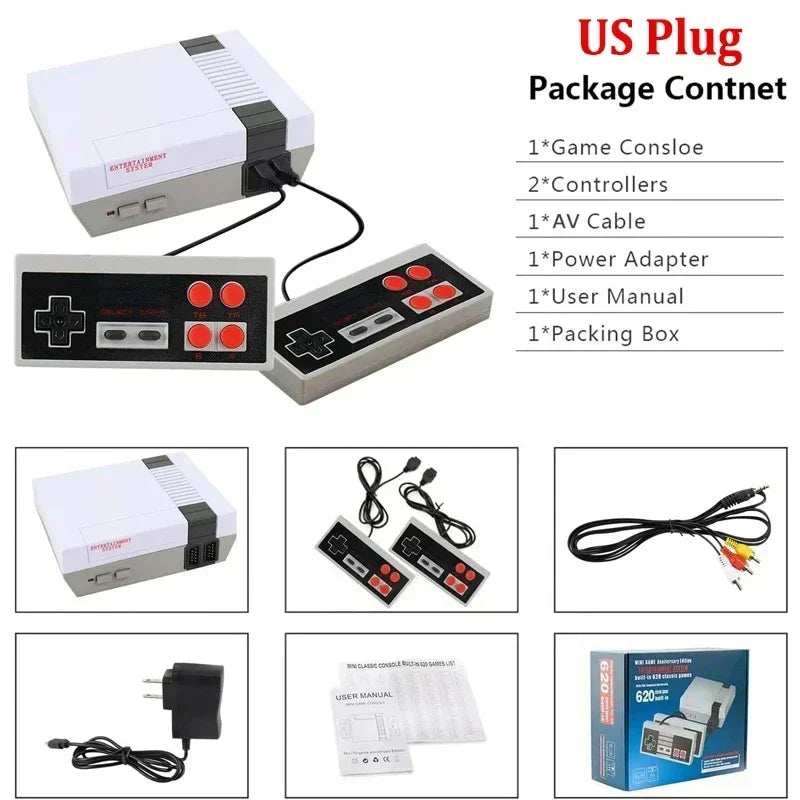 Retro Classic Video Game Console TV Handheld Family