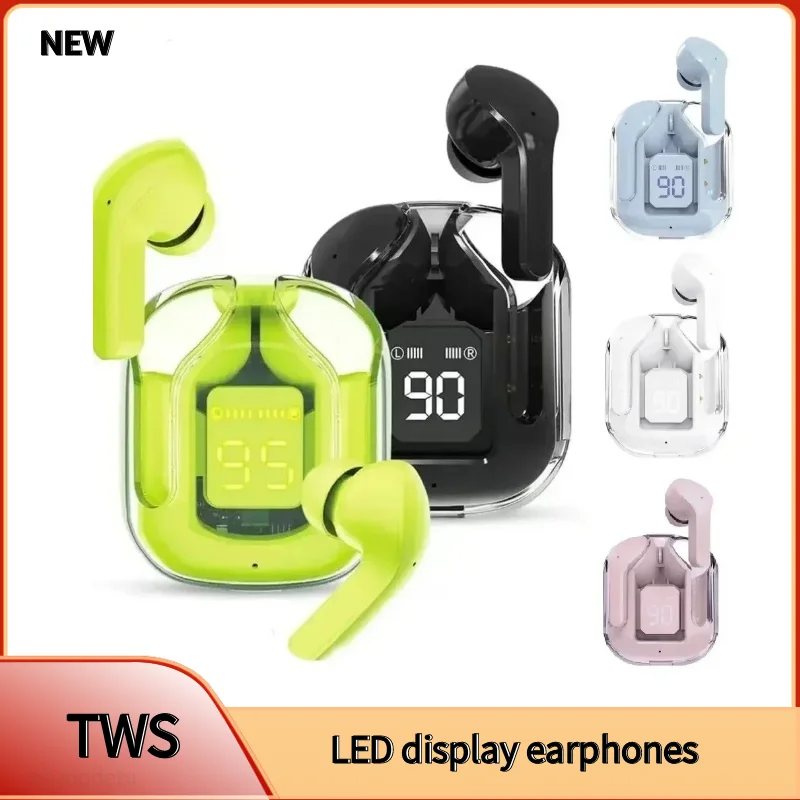 Original T2 Wireless Bluetooth Earphone Transparent HIFI Headphones