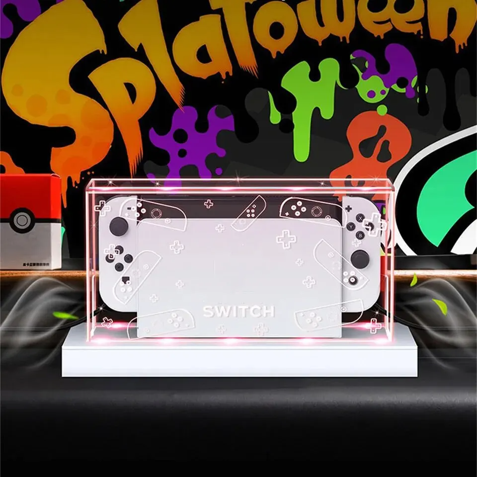 RGB Base Clear Dust Cover for Nintendo Switch Oled Case