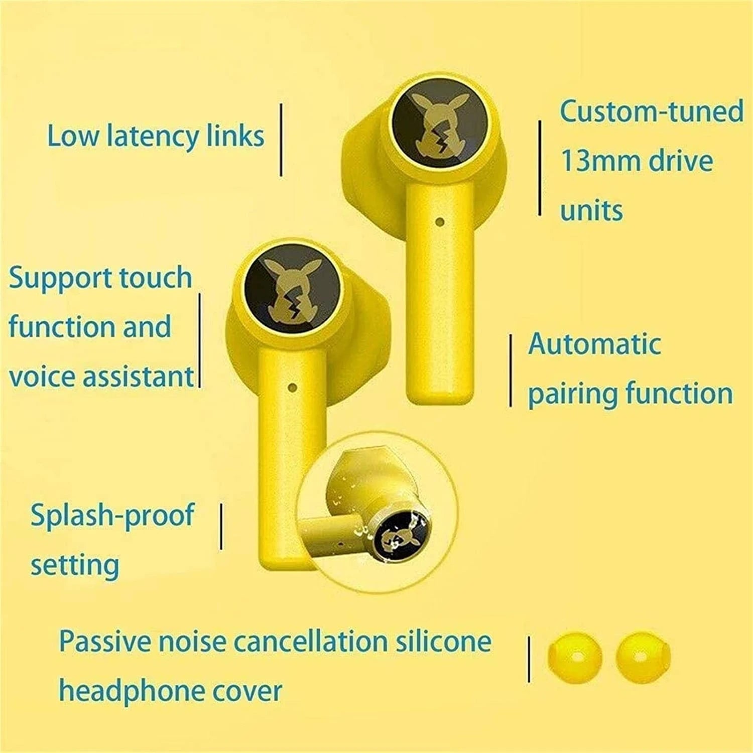 Razer Pokemon Pikachu Wireless Earphones