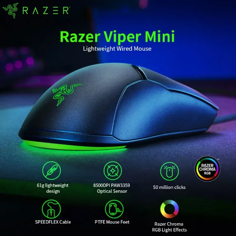 Razer Viper Mouse ULTRA-light DESIGN 8500 DPI Black