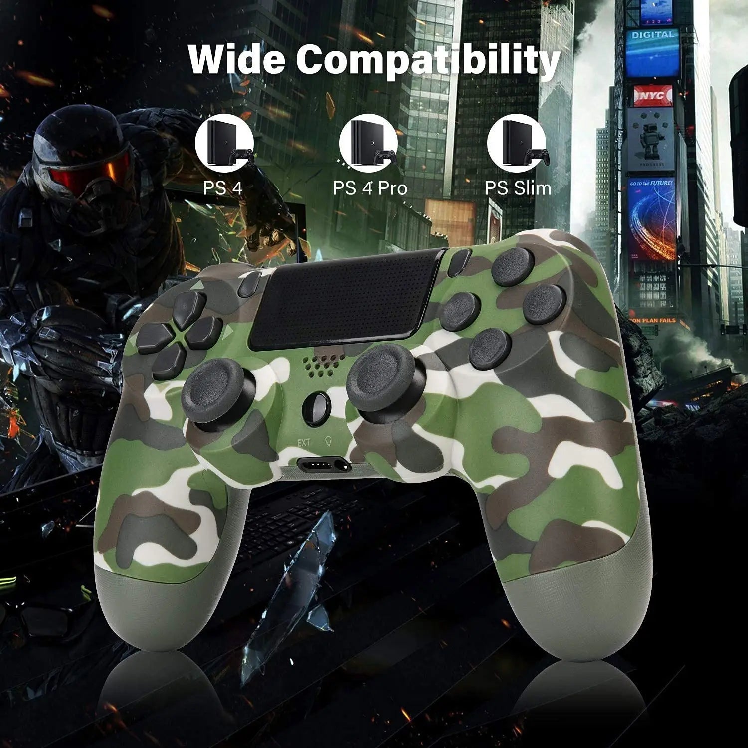 Wireless Controller For SONY PS4 Slim/Pro and PC