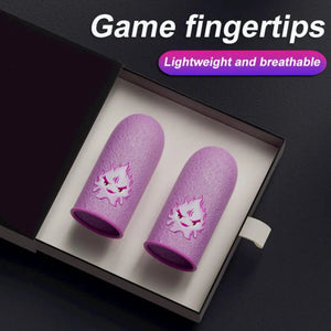 1Pair Gaming Finger Sleeve Breathable Fingertips For PUBG Mobile Games