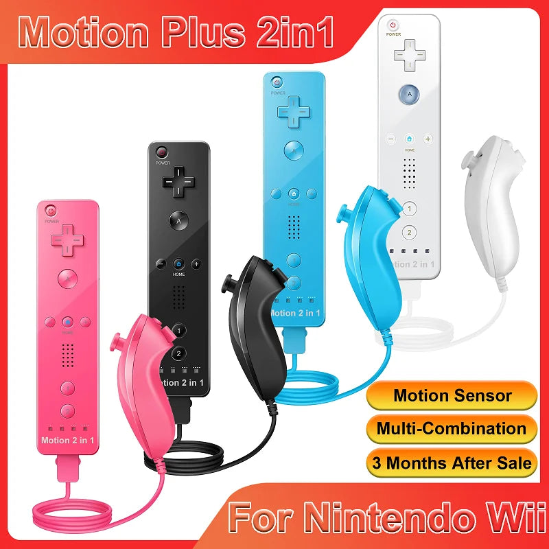 2 in 1 Remote and Nunchuck Controller