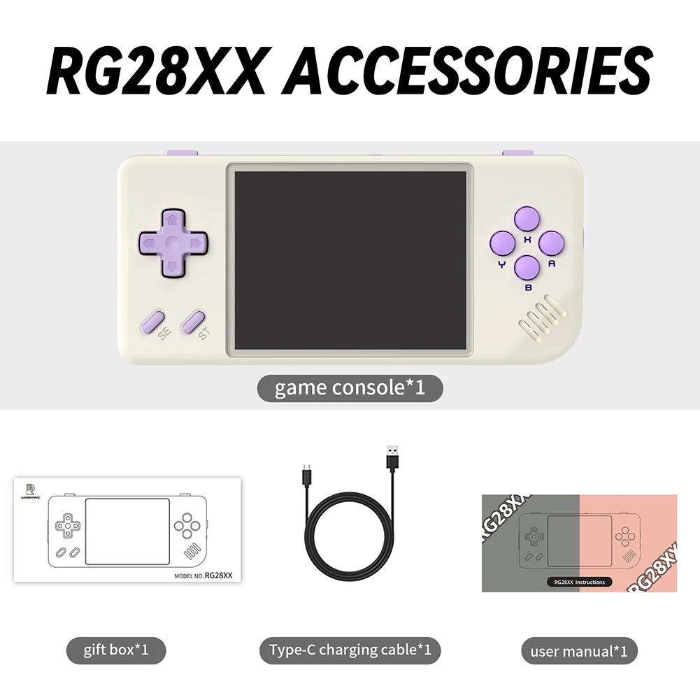 RG28XX Retro Handheld Game Console 128G 10153 Games
