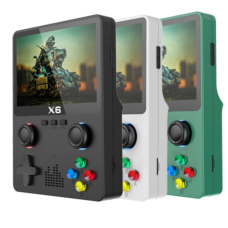 Retro Gaming Console X6 3.5Inch IPS Screen Handheld Game Player