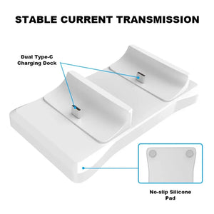 Dual Controller Charging Stand for Playstation 5 Controller Charger Station PS5