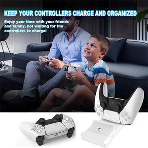 Dual Controller Charging Stand for Playstation 5 Controller Charger Station PS5