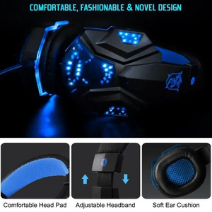 Gaming Headset EastVita PC780 with lighting microphone and bass earphones for PC / PS4 / Xbox