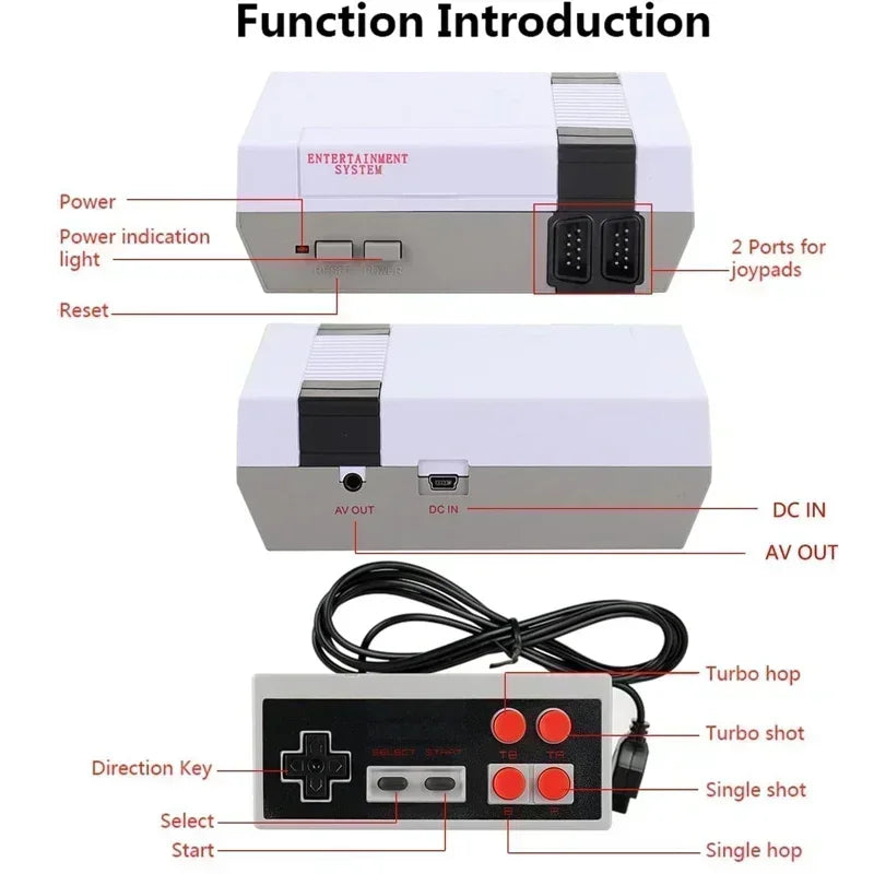 Retro Classic Video Game Console TV Handheld Family