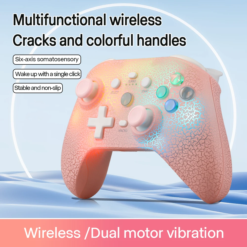NS 9 RGB Light Wireless Controller For Nintendo Switch and PC