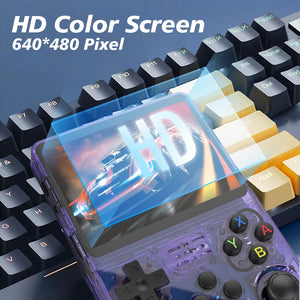 64GB  Open Source R36S Retro Handheld Video Game Console