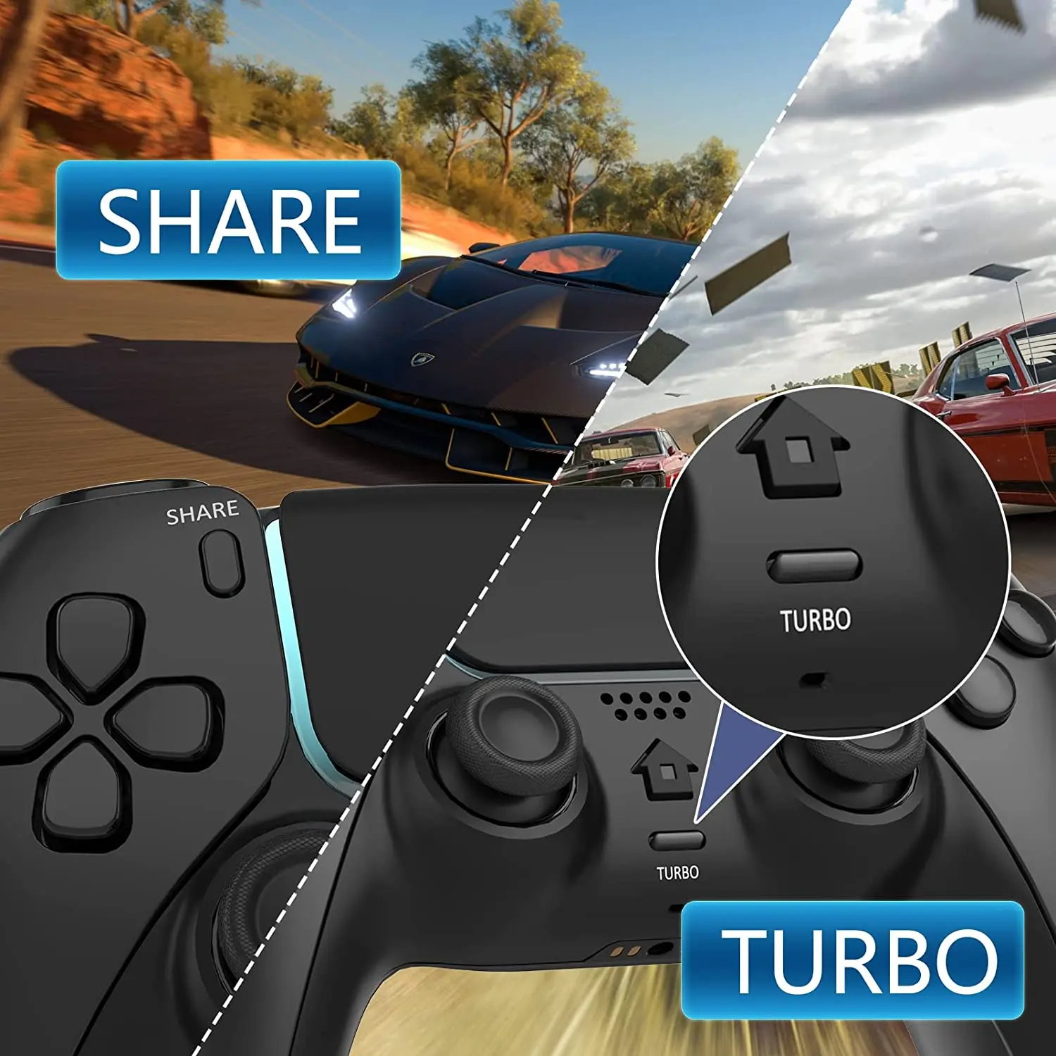 Wireless Controller for PS4/PC