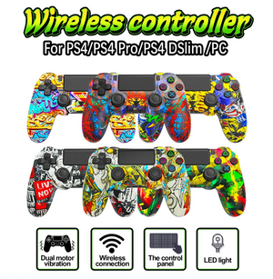 Wireless Bluetooth Controller for PS4 Slim/Pro and PC